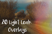 20 Light Leak Overlays