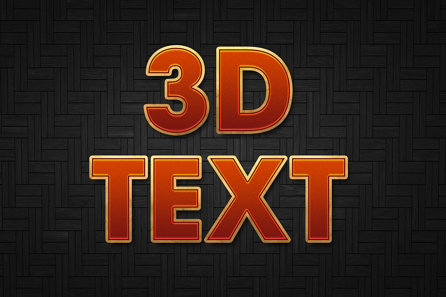 3D Retro effect in Photoshop Layer Styles - product preview 8