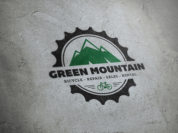 Green Mountain Logo in Logo Templates - product preview 1