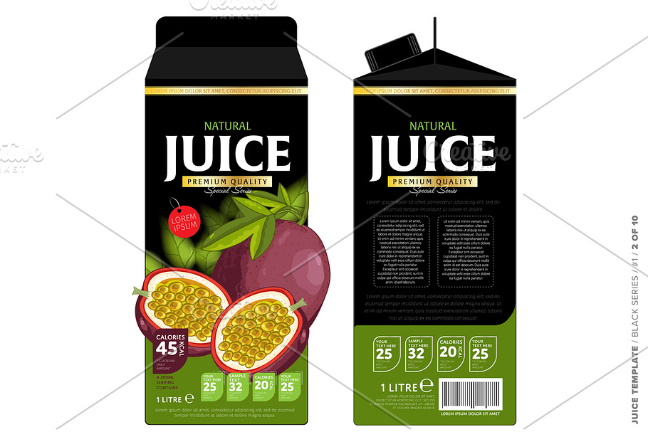 Packaging Design Passion Fruit Juice