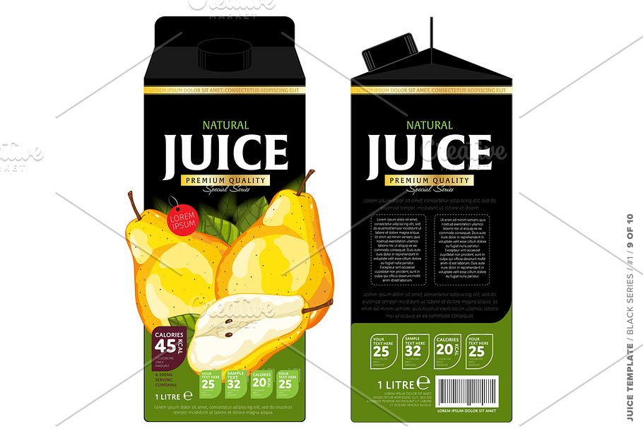 Packaging Design Pear Juice
