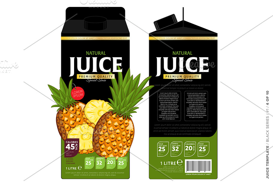 Packaging Design Pineapple Juice