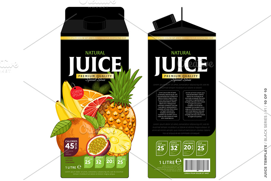 Packaging Design Tropical Juice