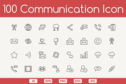 100 Communication Icons