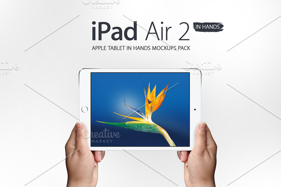 iPad Air 2 in Hands Mockups in Mobile & Web Mockups - product preview 8