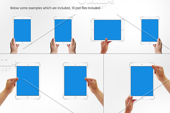 iPad Air 2 in Hands Mockups in Mobile & Web Mockups - product preview 1