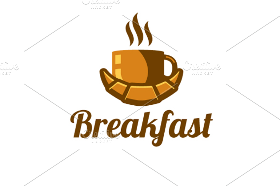 Breakfast coffee & croissant_logo in Logo Templates - product preview 8