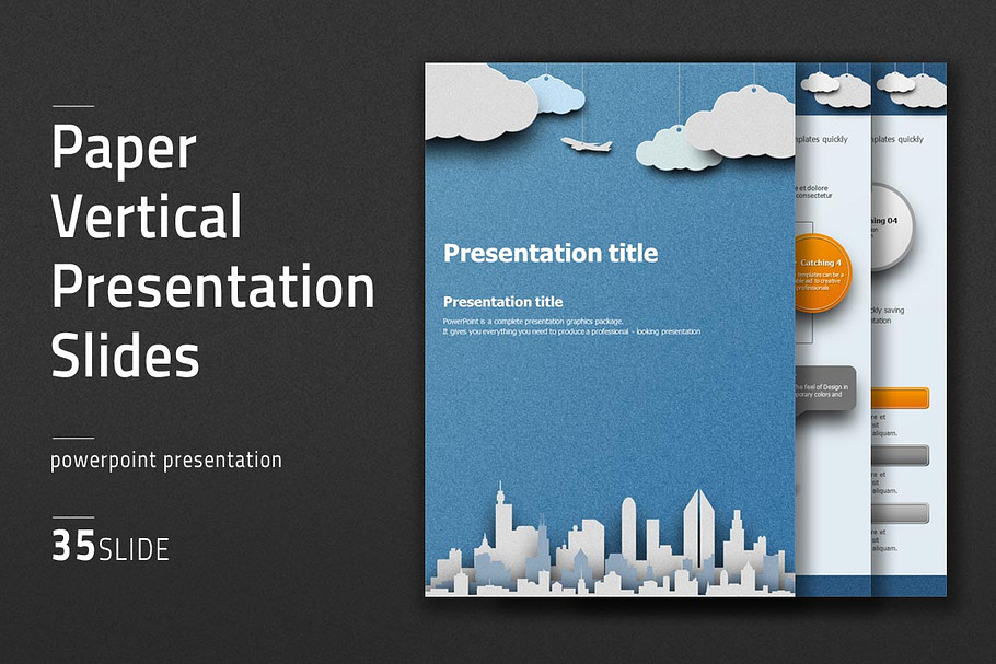 Paper Vertical Presentation Slides