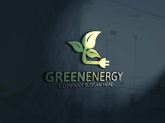 Green Energy Logo in Logo Templates - product preview 1