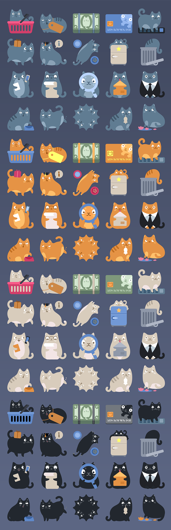 Cat Commerce Icon Pack in Cat Icons - product preview 1