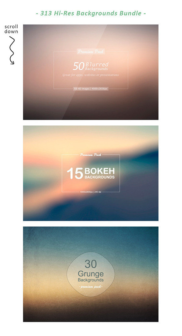313 Backgrounds & Images Bundle in Patterns - product preview 2