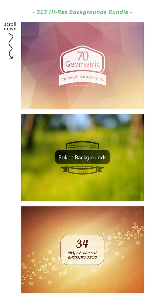 313 Backgrounds & Images Bundle in Patterns - product preview 3