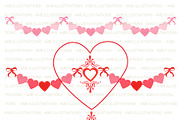 Valentines Banners Clipart AMB-1150