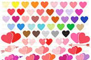 Valentines Hearts Clipart AMB-1146