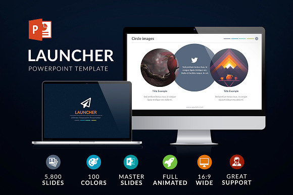 Launcher | Powerpoint template in PowerPoint Templates - product preview 2