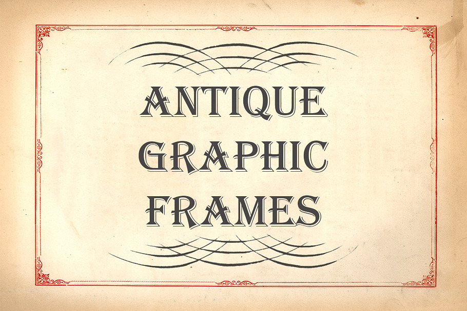 Antique Graphic Frames