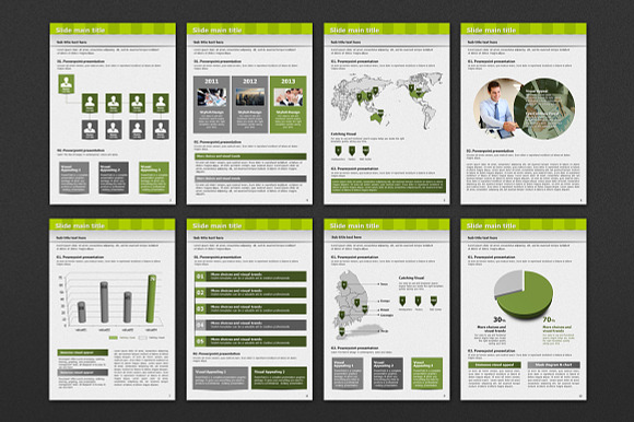 Book Style PPT Template Vertial in PowerPoint Templates - product preview 1