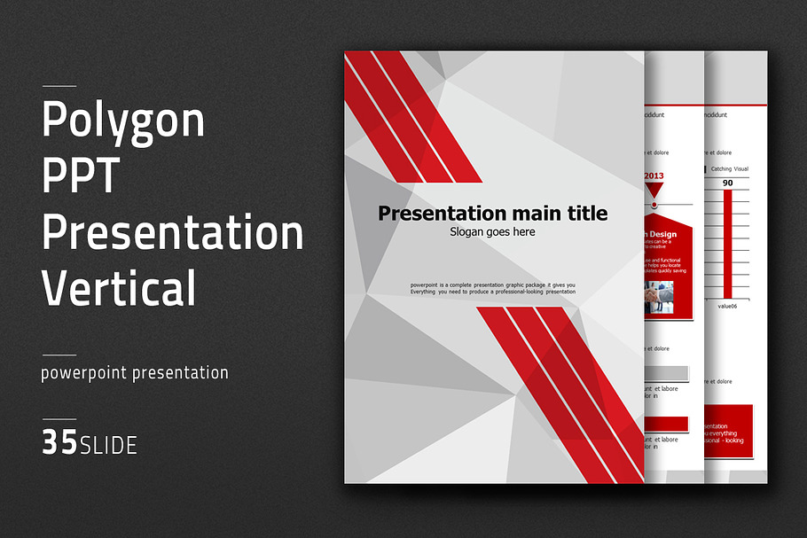 Polygon PPT Presentation Vertical