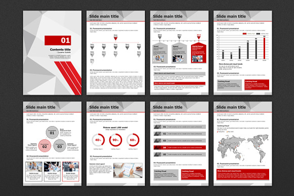 Polygon PPT Presentation Vertical in PowerPoint Templates - product preview 1
