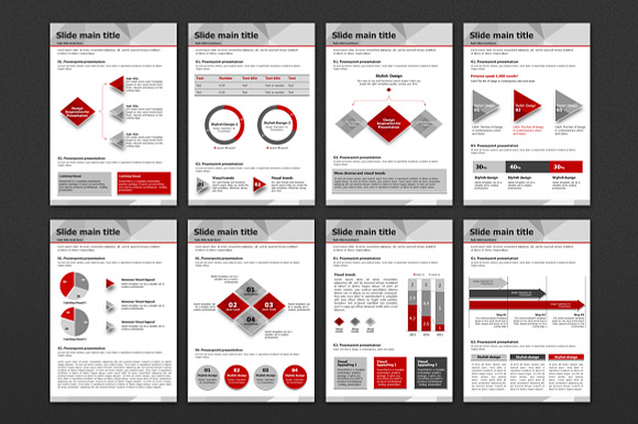 Polygon PPT Presentation Vertical in PowerPoint Templates - product preview 3