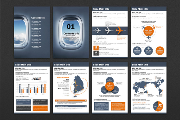 Global Business PowerPoint Vertical in PowerPoint Templates - product preview 1