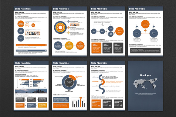 Global Business PowerPoint Vertical in PowerPoint Templates - product preview 4