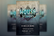 House Sessions - PSD Flyer