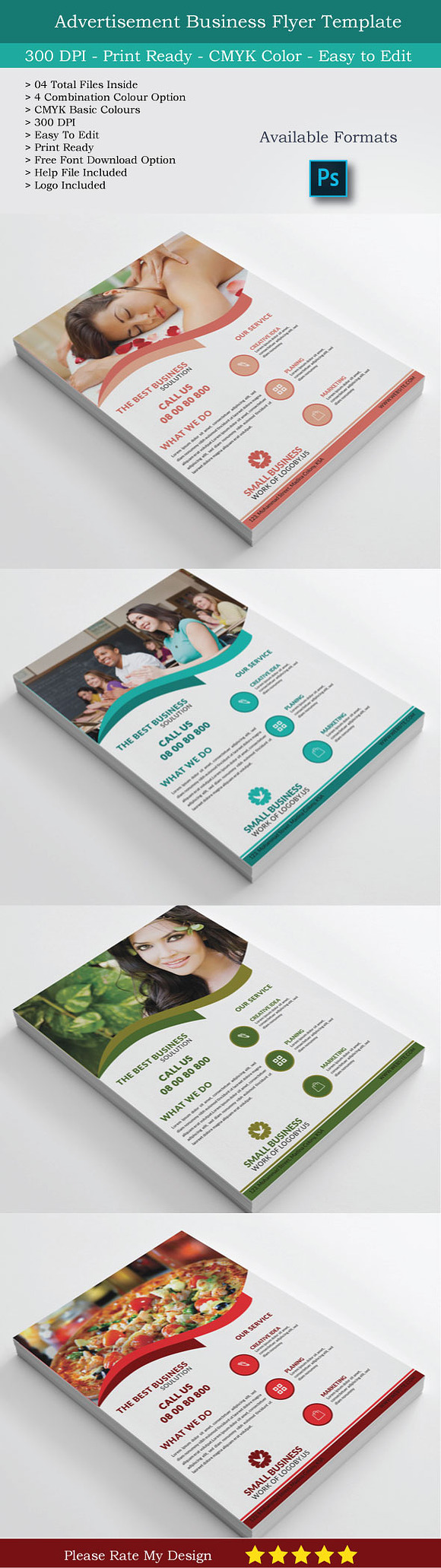 Small Business Flyer & Logo Design in Flyer Templates - product preview 4