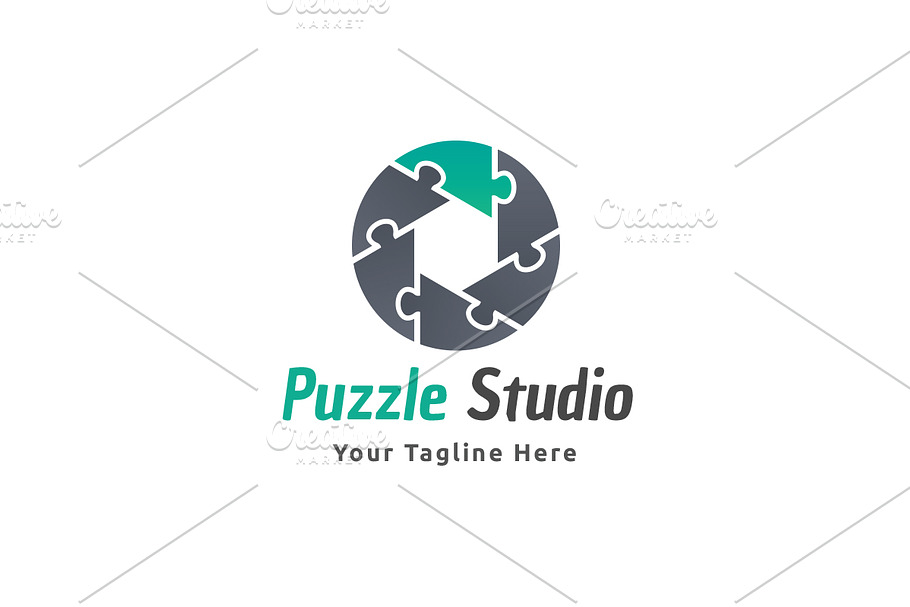 Puzzle Studio in Logo Templates - product preview 8