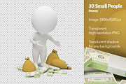 3D Small People - Money