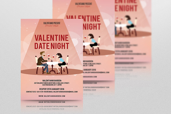 Valentines Day Party Flyer-V169 in Flyer Templates - product preview 1