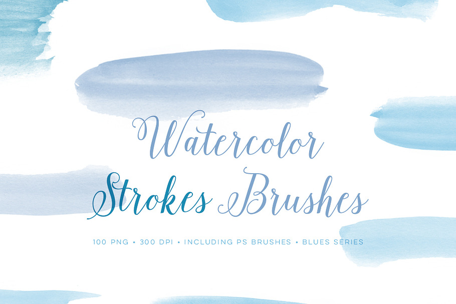 Photoshop Brushes Watercolour set in Photoshop Brushes - product preview 8