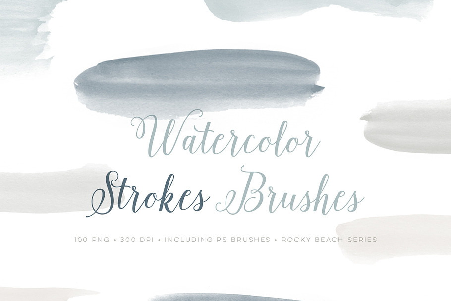 Watercolor Photoshop Brushes ABR in Photoshop Brushes - product preview 8