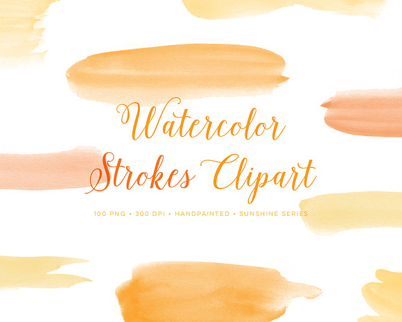 Watercolor Stroke Graphics Painted in Objects - product preview 1
