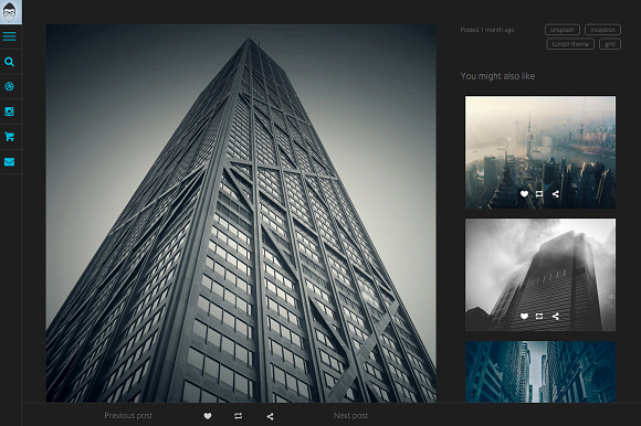 The GRID - Tumblr Theme in Tumblr Themes - product preview 2