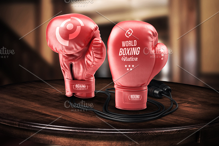 Boxing Gloves - Mockup