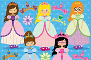 Little Princesses clipart AMB-201