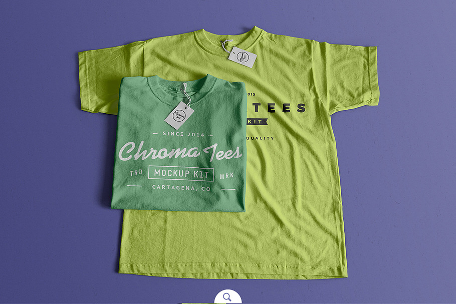 Chromatees Mockup T-Shirts in Product Mockups - product preview 8