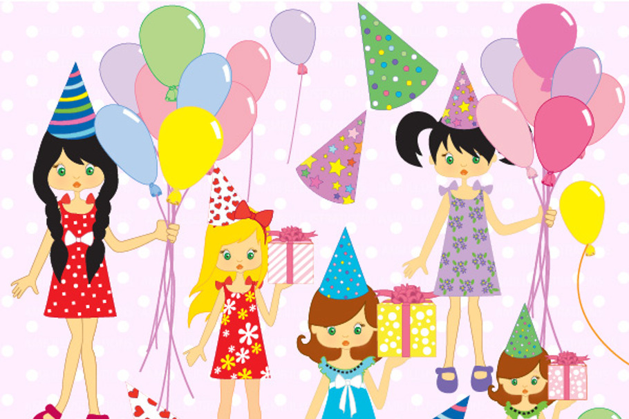 Birthday Party Clipart AMB-251
