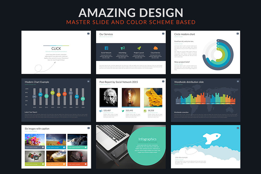 Click | Powerpoint Template in PowerPoint Templates - product preview 8