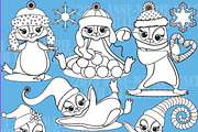 Winter Baby Penguin Stamps AMB-345