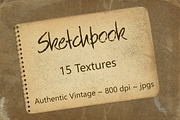 Vintage Sketchbook Textures