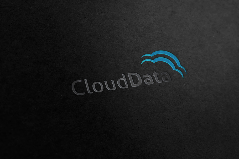 Cloud Data in Logo Templates - product preview 8