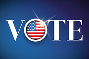 Vote - election banner