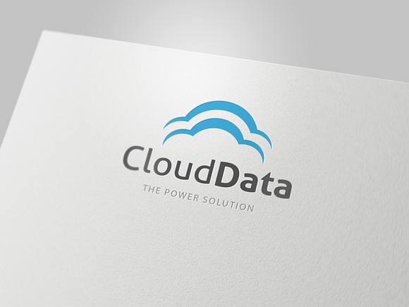 Cloud Data in Logo Templates - product preview 1