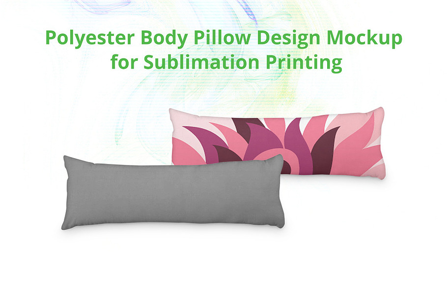 Body Pillow Cover Design Mock-up