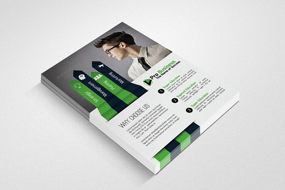 Business executive Coach Flyer in Flyer Templates - product preview 2