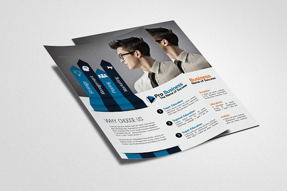 Business executive Coach Flyer in Flyer Templates - product preview 3