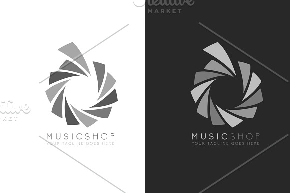 Music Shop (Logo Template) in Logo Templates - product preview 1