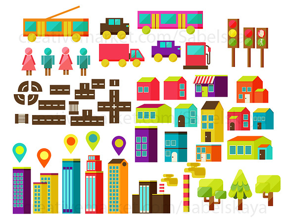 Set Of City Infographics in Infographic Icons - product preview 1